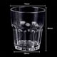 thumbnail image 5 of Juego de 4 vasos de agua de 210 ml, irrompibles, apilables y de primera calidad para restaurante, de plástico acrílico, para agua, cerveza, whisky, vino y zumo., 5 of 8