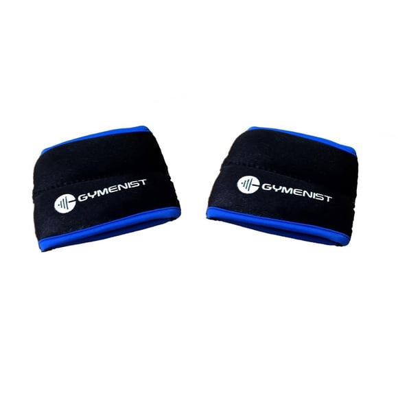 Pesas de Muñeca GYMENIST Par de 1 kg Negro-Azul