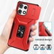 thumbnail image 4 of Funda Armada para Motorola Moto G Play 5G 2025 con Tapa Deslizante y Soporte Magnético Giratorio Rojo, 4 of 5