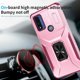 thumbnail image 4 of Funda Armada para Motorola Moto G Pure 2021 con Tapa Deslizante y Soporte Magnético Giratorio Rosa, 4 of 5