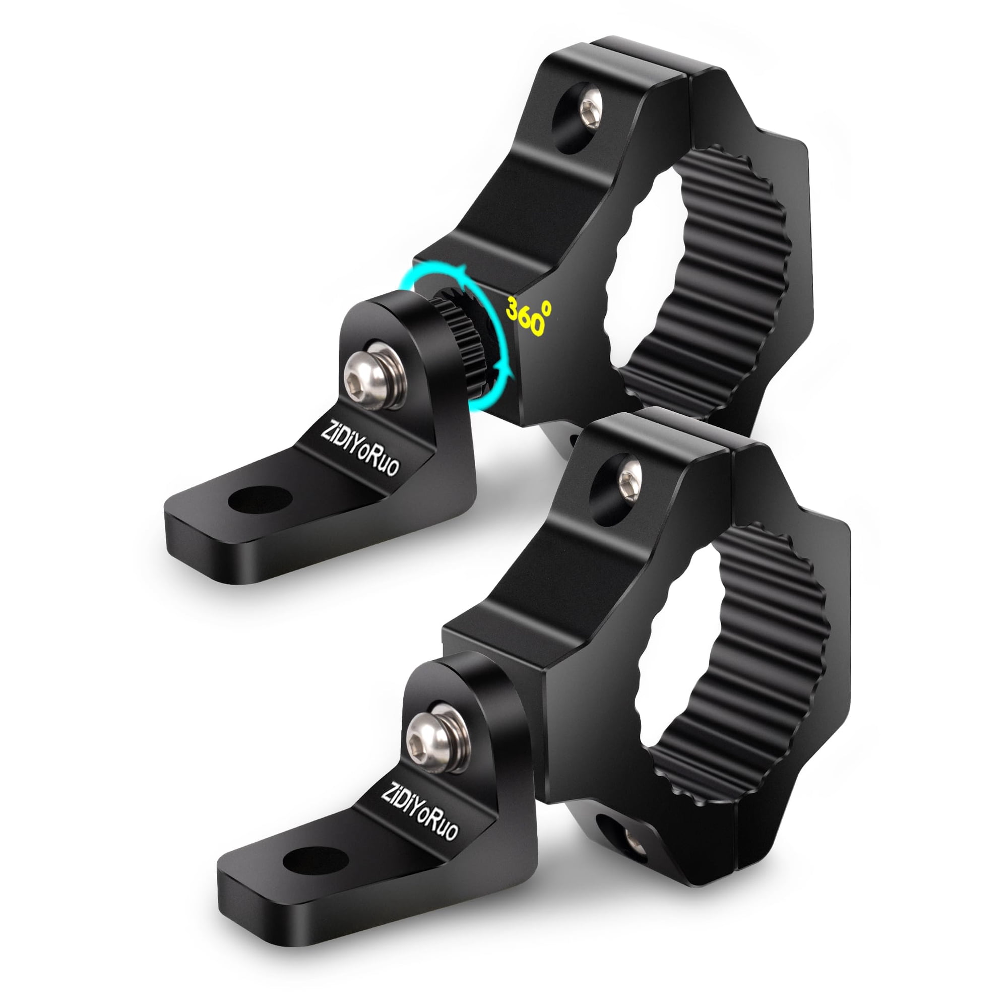 Soportes De Barra De Luces Zidiyoruo Para Barras Antivuelco Utv 360° 1.75-2