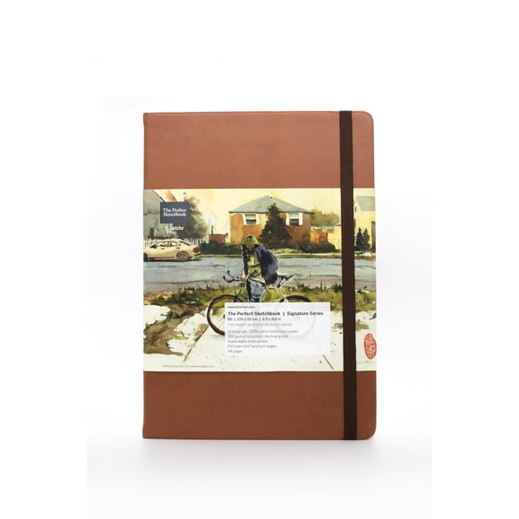 Cuaderno de bocetos ETCHR 17x25 cm Algodón Prensado en frío 44 págs