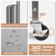 thumbnail image 4 of Cesto de ropa Storage Maniac de 120 litros con ruedas, gris, 3 niveles, 4 of 7