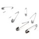 thumbnail image 4 of Imperdibles de seguridad vrupin 75 mm 50 piezas Acero inoxidable, 4 of 6