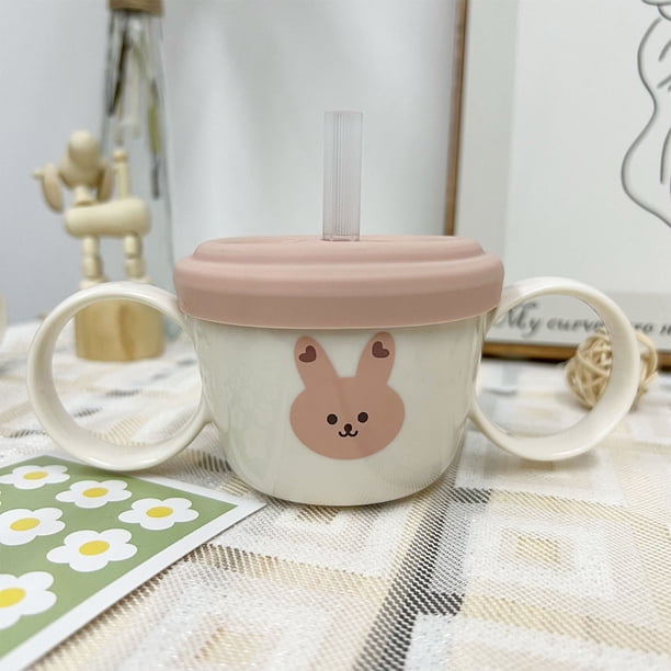 Keep Your Baby's Food Warm and Mess-Free with our Double-Eared Bowl and Cup Set - Perfect for Snacks and Meals!