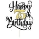 thumbnail image 2 of Decoración para tarta de 75 cumpleaños de Ruscalin, 75 decoraciones para tartas de fiesta de cumplea, 2 of 7