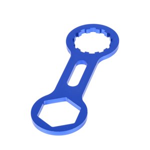 Ioensy - Llave Para Tapas De Horquilla Delantera De Bicicleta, Removedor Ligero, Fácil De Instalar, Azul