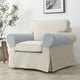 thumbnail image 2 of Juego de 2 fundas elásticas de jacquard para reposabrazos de sofá y sillón, antideslizantes, para reposabrazos de sofá reclinable., 2 of 7