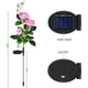 thumbnail image 5 of Luces solares para jardín, decoración navideña, luces solares con rosas y 6 rosas, impermeables, para jardín, patio, camino, paquete de 2, 5 of 6