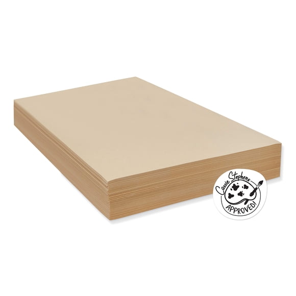 Papel de dibujo Pacon Cream Manila, 18 x 24 cm, 50 libras, 500 hojas