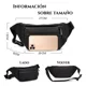 thumbnail image 2 of Riñonera Deportiva Quanna Cangurera Impermeable Para Hombre Y Mujerriñonera Para Correr Impermeable, Cangurera De Senderismo Al Aire Libre, Riñonera De Viaje Con Cinturón Ajustable, Bolsa Negro, 2 of 5