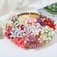 thumbnail image 3 of Xiao Hua 30 cabezas de flores artificiales amarillas de 8 cm (3,15 pulgadas), 3 cabezas de lirios bifurcadas, ideales para arreglos florales, ramos de novia y decoración de fiestas., 3 of 3