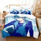 thumbnail image 1 of New Anime Bed DRAMAtical Murder Bedding Set Single Twin Full Size Bed Set Adult Kid Bedroom Duvet cover Sets Bed Sheets, 1 of 5