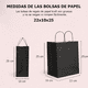 thumbnail image 2 of Bolsa de papel Kraft 22x25 con manilla (50 unidades), 2 of 4