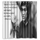 thumbnail image 1 of Cortina de ducha Bruce Lee, juego de cortinas de baño con ganchos, tamaño 60 x 72 pulgadas, 1 of 3