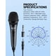 thumbnail image 2 of Micrófono Karaoke Moukey Dynamic Cardioid Cableado Gris, 2 of 6