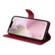 thumbnail image 3 of Funda Billetera para Motorola Moto G100 5G 2025 con Porta Tarjetas y Soporte Ajustable Rojo, 3 of 5
