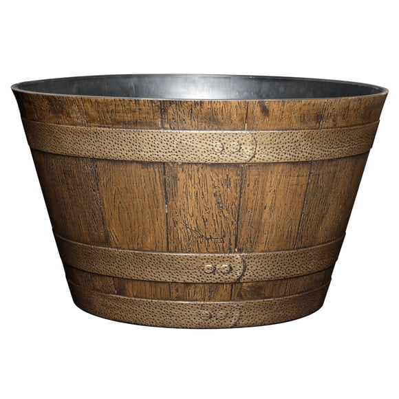 Macetero GROWSCAPE Barril de Whisky 52 cm Roble Marrón