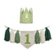 thumbnail image 4 of Guirnalda De Borlas Para Fotos Con Pancarta De Trona Para Dormitorio De Bebés, Niños Y Niñas, Color Verde, 4 of 5