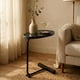 thumbnail image 1 of Mesa Auxiliar Lateral De Pedestal Negro, 1 of 9