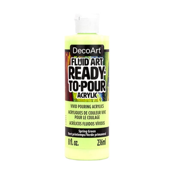 Pintura acrílica fluida DecoArt Spring Verde Primavera 236 ml