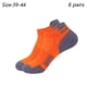 thumbnail image 2 of 6 pares de calcetines de algodón para hombre, de malla poco profunda, transpirables y absorbentes del sudor, para fitness y correr., 2 of 6