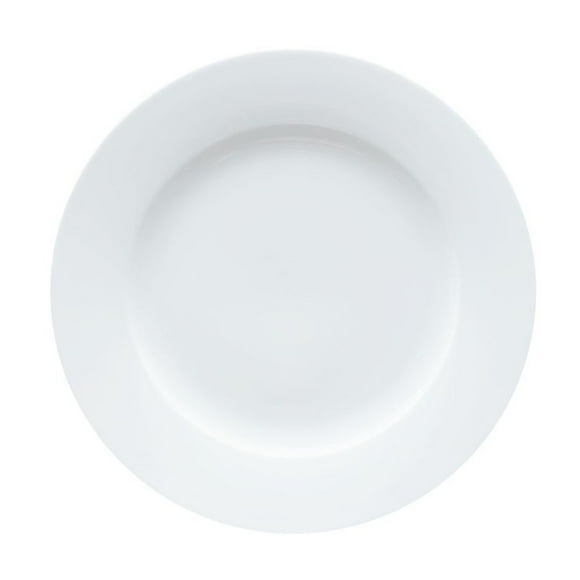 Set Plato Porcelana Borde Ancho 23 Cm Línea Padua