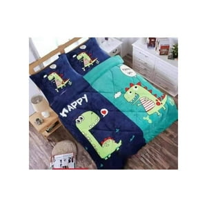 Genérico - Cobertor Chiporro 1 1/2 Plazas - Happy Dino Infantil