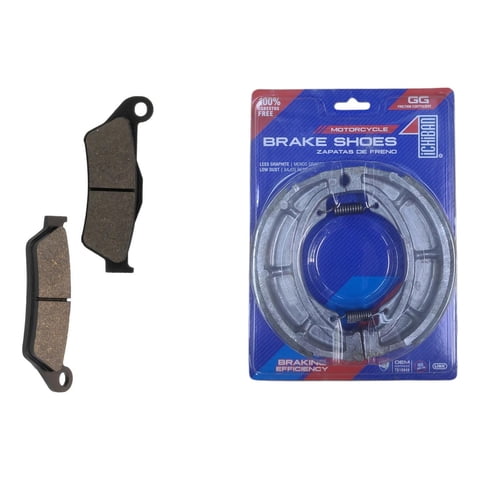 Genérico - Pastillas Delantera + Balatas Moto Yamaha Fz16 / Fzn 150 2.0