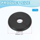 thumbnail image 2 of Uxcell Brida de Pared Dividida ABS Redonda Placa de Escudo Autoadhesiva para Decoración de Grifo Negro 0.65 pulgadas, 2 of 7
