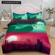 thumbnail image 1 of Fantasy Night Duvet Cover Magical Sky Scenery Bedding Set for Kids Teen Adult Starry View Soft Polyester Quilt Cover Bed Sheets, 1 of 5