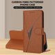 thumbnail image 2 of Funda Cartera Fibra de Carbono para Motorola MOTO G84 5G con Soporte y Cierre Magnético Marrón, 2 of 6