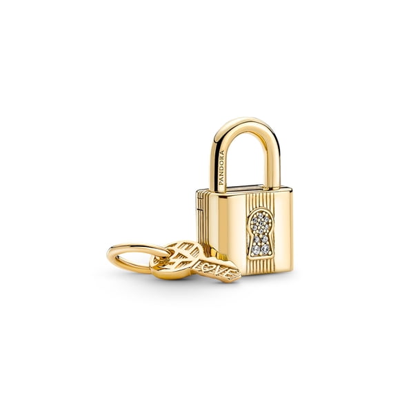 Dangle Charm Pandora Padlock And Key