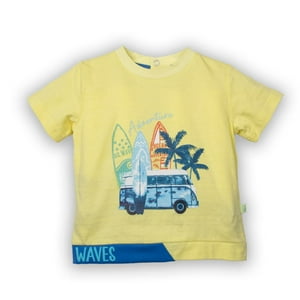 Polera Bebe Niño Amarillo Pillin