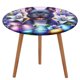 thumbnail image 1 of Bulldog francés-theme Fitted Round Tablecloths Elastic Edged Table Covers Waterproof Table Cloth for Kitchen Holiday Party Tables Decor 150cm, 1 of 6