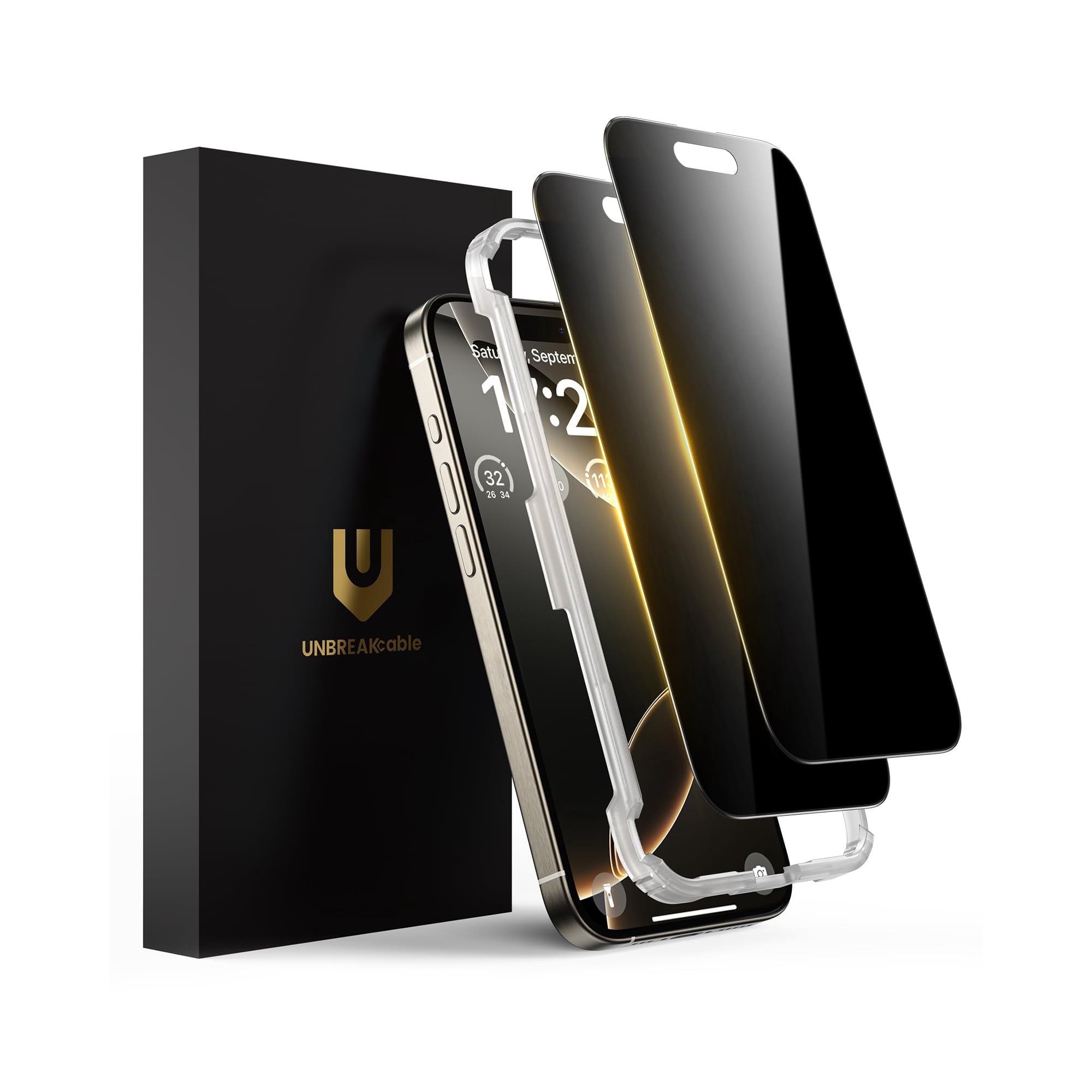 Protector De Pantalla De Privacidad Unbreakcable Para Iphone 16 Pro Max