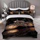 thumbnail image 1 of Locomotive Drawings 2 Theme Bedding Three-piece Set Duvet Cover and Pillowcase Set Soft and Comfortable, 1 of 1