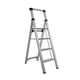 thumbnail image 1 of Escalera / Taburete plegable aluminio 200kg ultra liviano 4 peldaños - Toolmax, 1 of 2