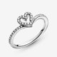 thumbnail image 4 of Anillo Pandora Sparkling Wishbone Heart en plata de ley, 4 of 6