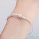 thumbnail image 4 of Pulsera Plateada de Acero para Charms 20 Cm, 4 of 6
