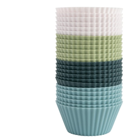 Juego de 24 tazas de silicona para hornear de 7,5 cm – The Silicone Kitchen