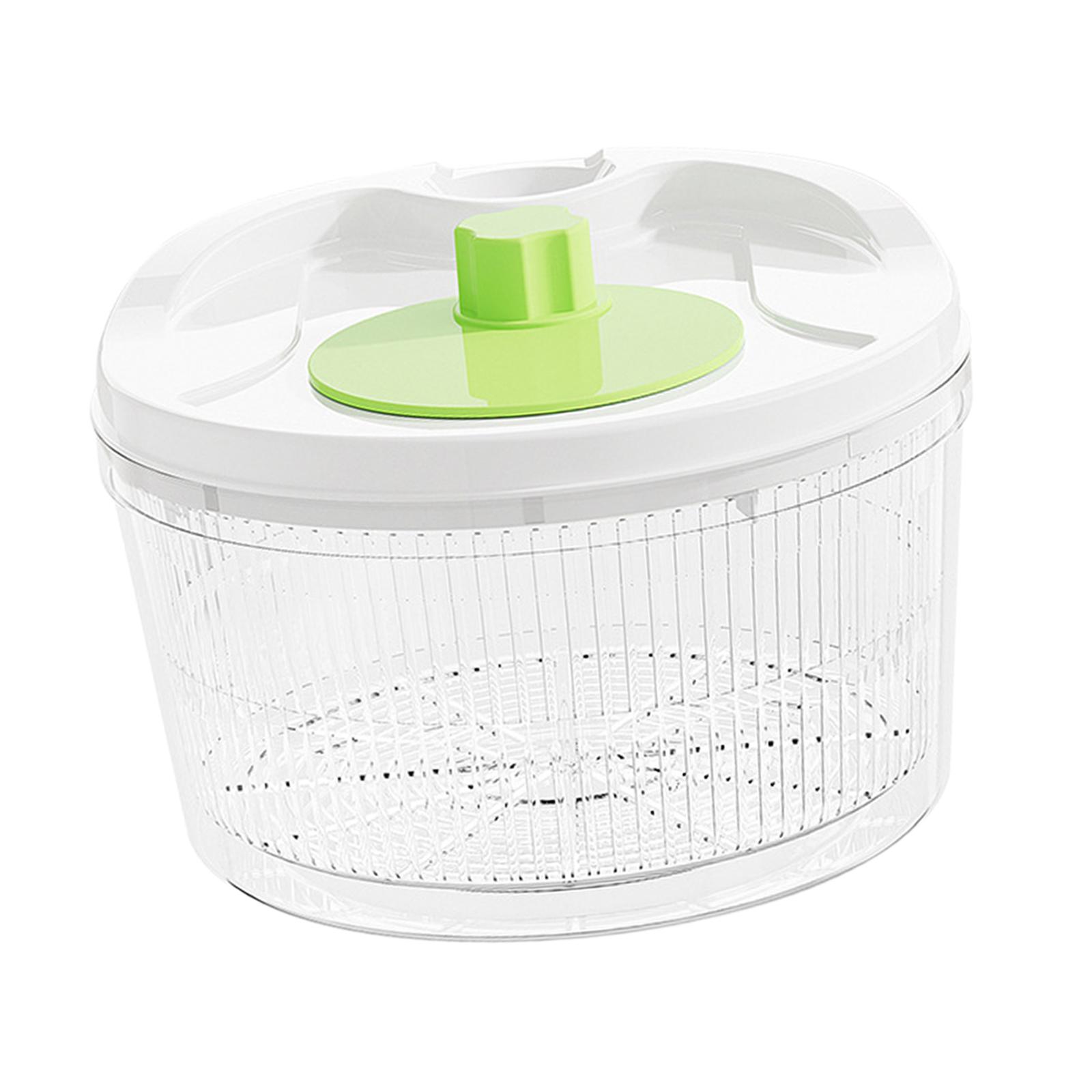 Magideal - Secador De Verduras, Lavadora De Lechuga, Tazón Para Mezclar, Cesta Secadora, Tazón Para Lavar Frutas Con Colador, Limpiador De Ensaladas Para Espinac