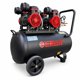 thumbnail image 4 of Compresor De Aire 50 Litros / Libre De Aceite | 1200w Doble Motor | 8 Bar | 220V | Negro 50hz Monofásica, 4 of 6