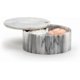 thumbnail image 3 of Caja de almacenamiento RSVP International 13 cm mármol blanco, 3 of 9