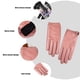 thumbnail image 4 of Guantes de piel auténtica para mujer, de primavera y otoño, finos, para pantalla táctil, para conducir, ciclismo, coche eléctrico, sencillos, de moda, cortos, de primera capa, de piel de oveja., 4 of 5