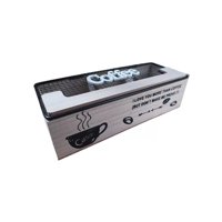 Oem - Caja De Té Mediana De Madera 3 Espacios Tea Cafe Coffe