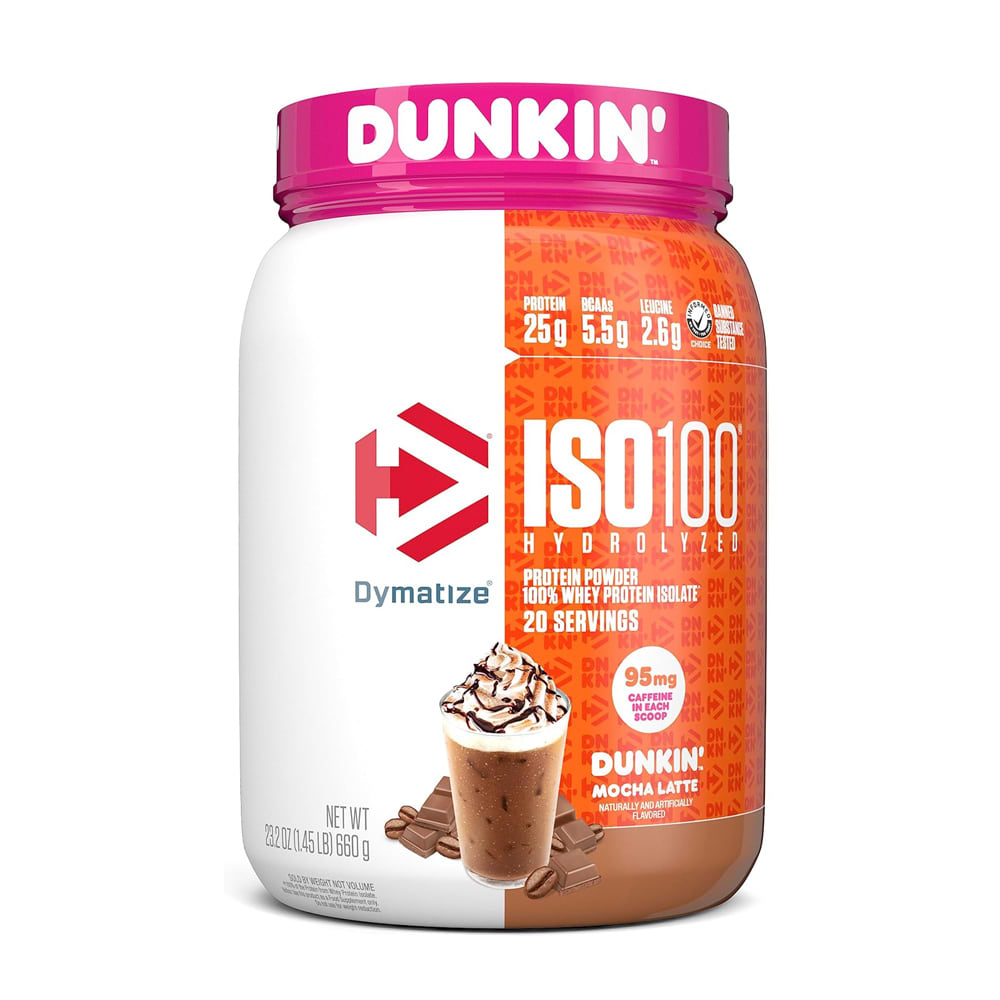 Dymatize Iso 100 (1.4 Lb) - Dunkin Mocha Latte