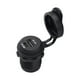 thumbnail image 4 of Cargador De Coche De 12V 24V Tipo C USB Con Luz Azul Para Motocicleta RV 18W, 4 of 5