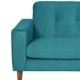 thumbnail image 3 of Sofa Chaiselong Der Salerno 3 Cuerpos Lado Derecho Tela Velvet Turquesa, 3 of 4