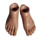 thumbnail image 4 of Figura De Acción De Escala 1/6 Masculina / Femenina Desnuda, Par De Pies, Estilo 5, 4 of 5